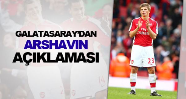Galatasaray'dan Arshavin aklamas